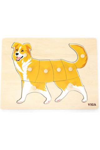 VIGA | Montessori Puzzle Dog 8 Pcs | 44611
