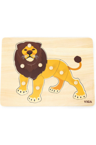 VIGA | Montessori Puzzle Lion 8 Pcs | 44602