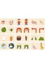 VIGA | Wood Opposites Puzzle Set | 44674