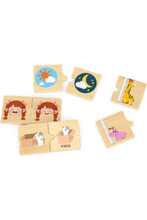 VIGA | Wood Opposites Puzzle Set | 44674