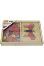 VIGA | Pattern Board And Block For Kids Age 3+ Yrs | 50029