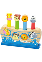 VIGA | Pop-up Wooden Noah's Ark Puppet Toy for Toddlers Ages 1+ Year | 50041