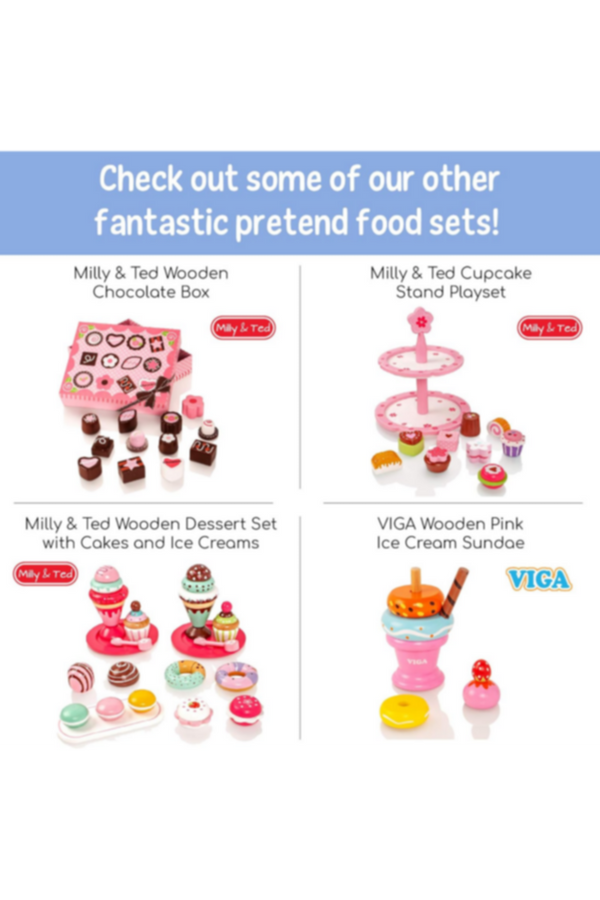 VIGA | Pretend Play Flavored Macaron Food | 50807