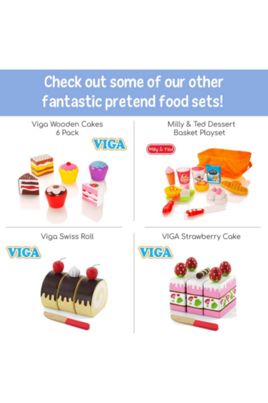 VIGA | Pretend Play Flavored Macaron Food | 50807