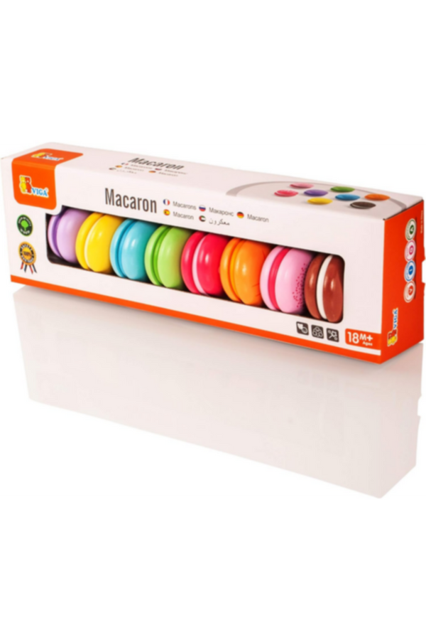 VIGA | Pretend Play Flavored Macaron Food | 50807