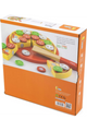 VIGA | Pretend Play Wooden Cutting Pizza Set Toy For Kids Ages 3+ Years | 58500