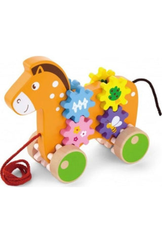 VIGA | Pull Along - Horse With Gears | 50976