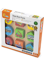 VIGA | Shape Block Puzzle - Vehicles | 59586