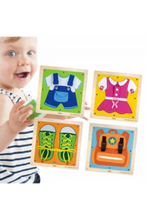 VIGA | Wall Toy - Dressing And Zippering | 51628FSC