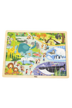 VIGA | Wooden 48 Pcs Puzzle Zoo | 44587