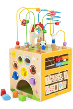 VIGA | Wooden 5 in 1 Toy Box For Kids Ages 18+ Months | 44591