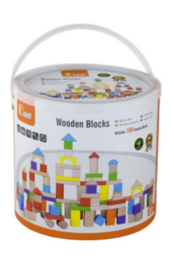 VIGA | Wooden Blocks -100Pcs | 59697