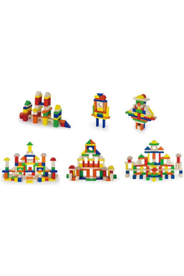 VIGA | Wooden Blocks - 100 Pcs Age 2+ Yrs | 50334