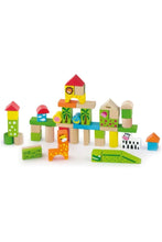 VIGA | Wooden Blocks - 50 pcs Zoo | 50286