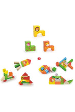 VIGA | Wooden Blocks - 50 pcs Zoo | 50286