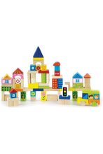 VIGA | Wooden Blocks - 75 pcs City | 50287