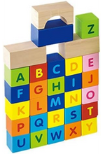 VIGA | Wooden Blocks 100 Pcs Alphabet & Numbers | 50288