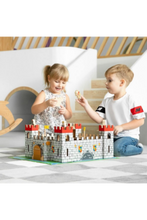 VIGA | Wooden Castle Play Puzzle Baseboard | 50310