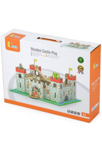 VIGA | Wooden Castle Play Puzzle Baseboard | 50310