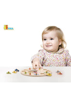 VIGA | Wooden Clock Puzzle for 2 Years+ | 56171