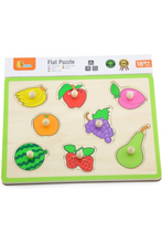 VIGA | Wooden Educational Flat Puzzle - Fruit | 50020