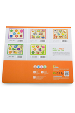 VIGA | Wooden Educational Flat Puzzle - Fruit | 50020