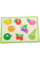 VIGA | Wooden Educational Flat Puzzle - Fruit | 50020