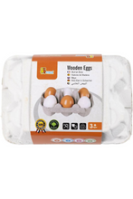 VIGA | Wooden Eggs - 6 Pcs | 59228