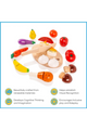 VIGA | Wooden Food Cutting Set | 44579