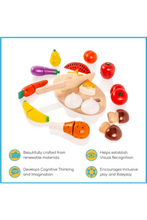 VIGA | Wooden Food Cutting Set | 44579