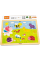 VIGA | Wooden Insects & Bugs Puzzle For Kids Ages 12+ Months | 50199
