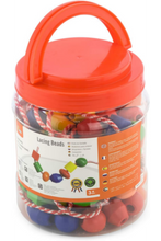 VIGA | Wooden Jumbo Lacing Beads Tub | 58304