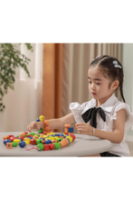 VIGA | Wooden Jumbo Lacing Beads Tub | 58304