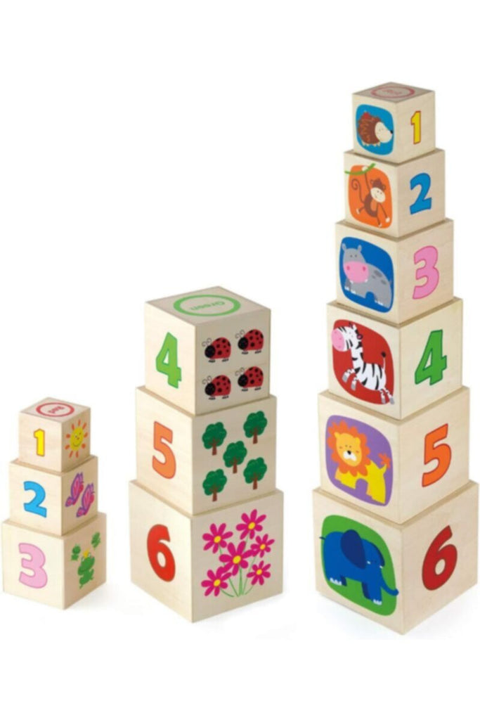 Nesting Shape Blocks VIGA | Wooden Nesting & Stacking Blocks | 50392 – MenaHub - Your Own ...