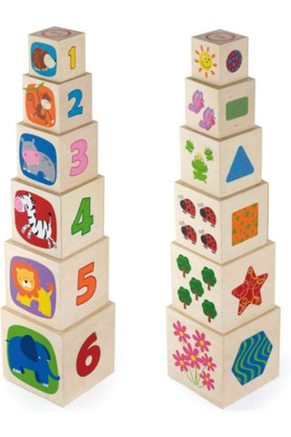 VIGA | Wooden Nesting & Stacking Blocks | 50392