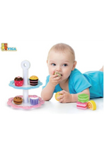 VIGA | Wooden Pretend Play Toy Teatime Dessert With Stand | 44544