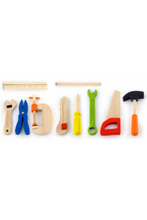 VIGA | Wooden Tool Box - 12 Pcs Age 3+ Yrs | 50387