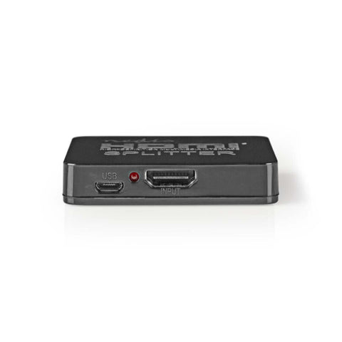 NEDIS | HDMI Splitter 2-Port 4K, 2.25 Gbps Black | VSPL34002BK