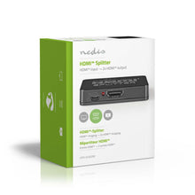 NEDIS | HDMI Splitter 2-Port 4K, 2.25 Gbps Black | VSPL34002BK