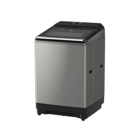 HITACHI | Washing Machine Auto Dosage Top Loading - Dual Jet, Built in Heater Dual Jet Series 25kg Silver | SF-250ZFVAD
