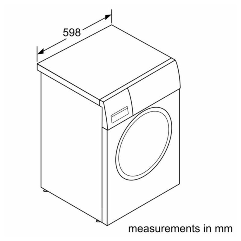BOSCH | Series 6 Front Load Washing Machine 9kg 1400rpm White | WAT28S80GC