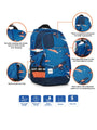 WILDCRAFT | Backpack SB Wiki Pack 2 Play Off Blue | WC-52337