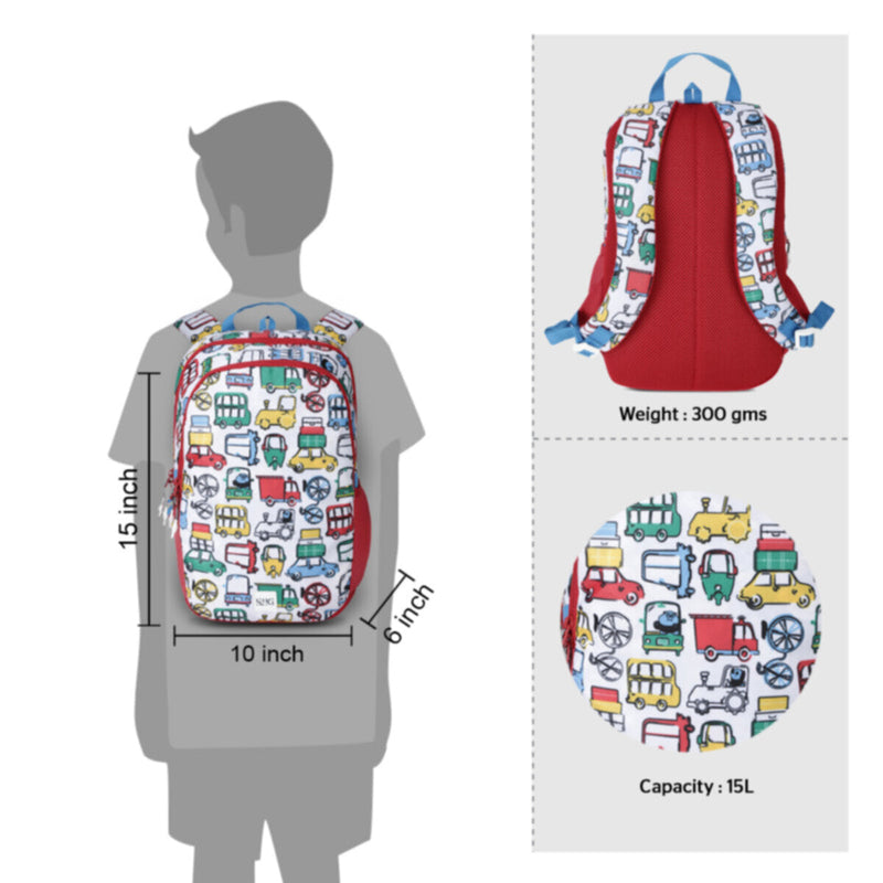 WILDCRAFT | SB Wiki Champ 2+ Vehicle Backpack WhiteC | WC-52634