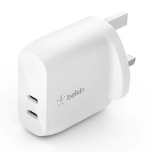 BELKIN | Dual USB-C PD Wall Charger2 USB-C 20W White | WCB006myWH