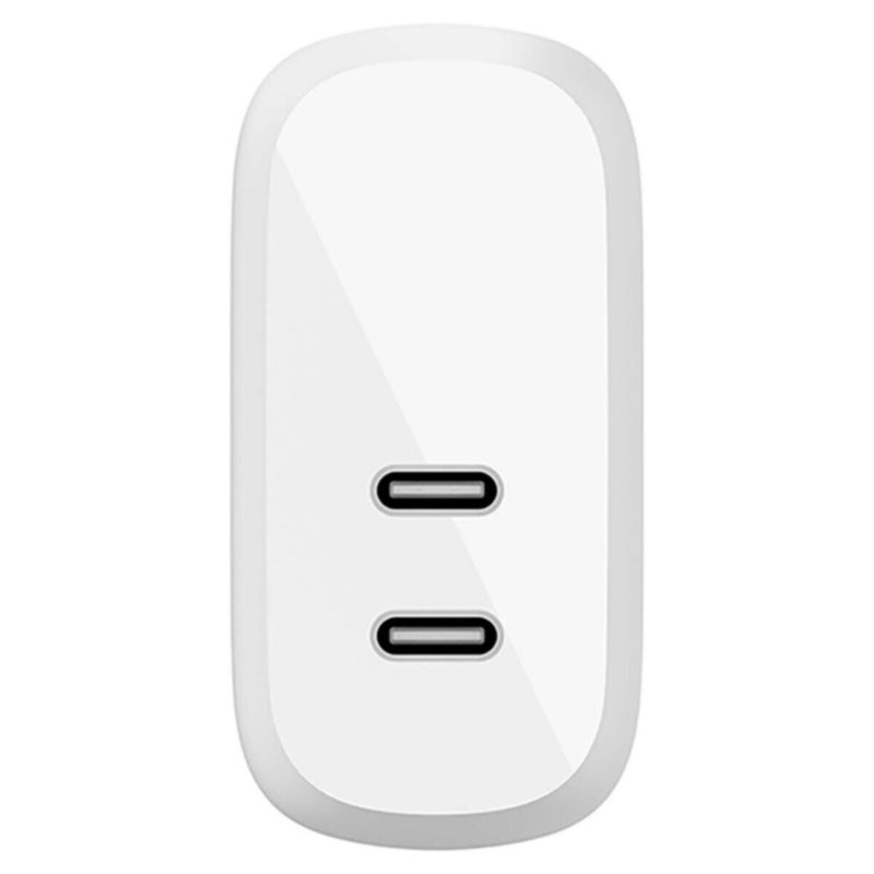 BELKIN | Dual USB-C PD Wall Charger2 USB-C 20W White | WCB006myWH