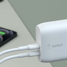 BELKIN | Dual USB-C PD Wall Charger2 USB-C 20W White | WCB006myWH