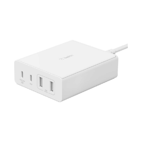 BELKIN | Boostcharge Pro 4-Port Gan Charger 108W | WCH010myWH