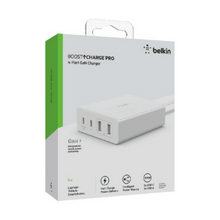 BELKIN | Boostcharge Pro 4-Port Gan Charger 108W | WCH010myWH