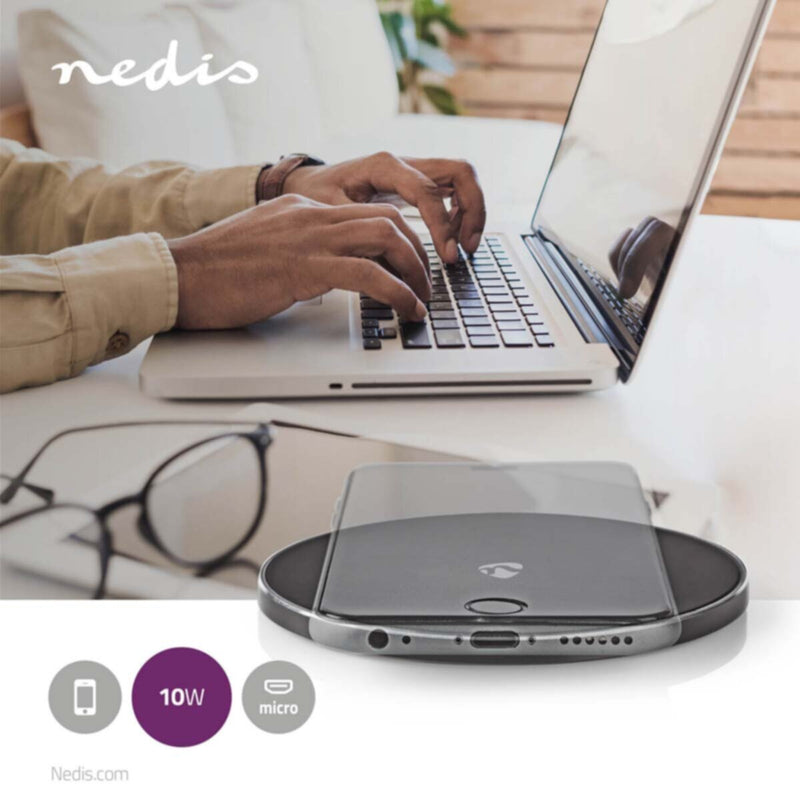 NEDIS | Wireless Fast Charger Station - 10W | WCHAQ10W1BK