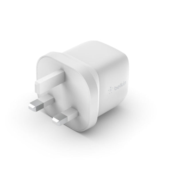 BELKIN | BOOSTâ†‘CHARGEâ„¢ USB-C PD GaN Wall Charger 30W White | WCH001myWH